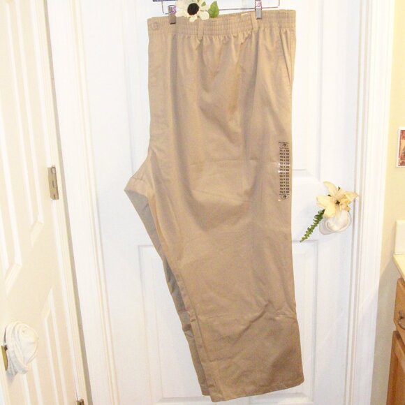 FALCON BAY NWT Khakis Pants 70x32 Pleated Relaxed Fit Big and Tall - Picture 1 of 10